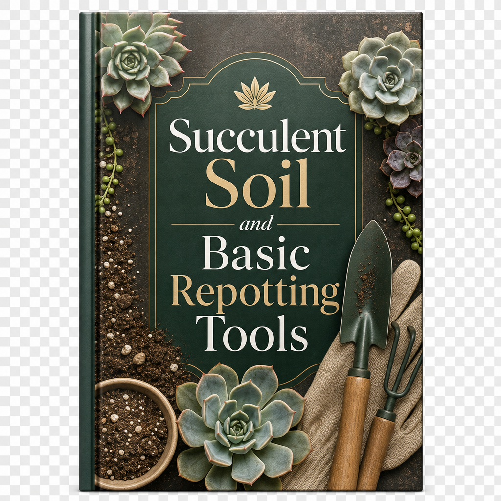 Succulent Soil and Basic Repotting Tools